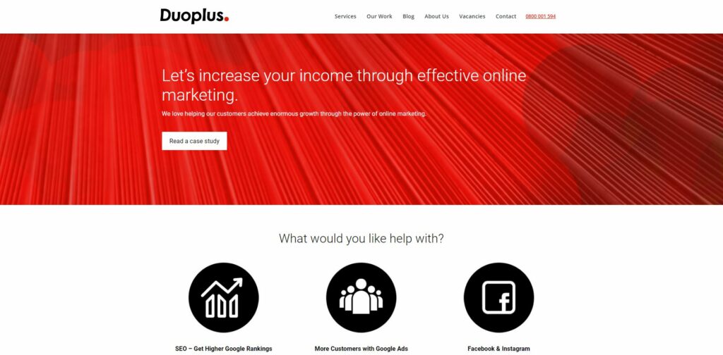 Duoplus digital marketing website image