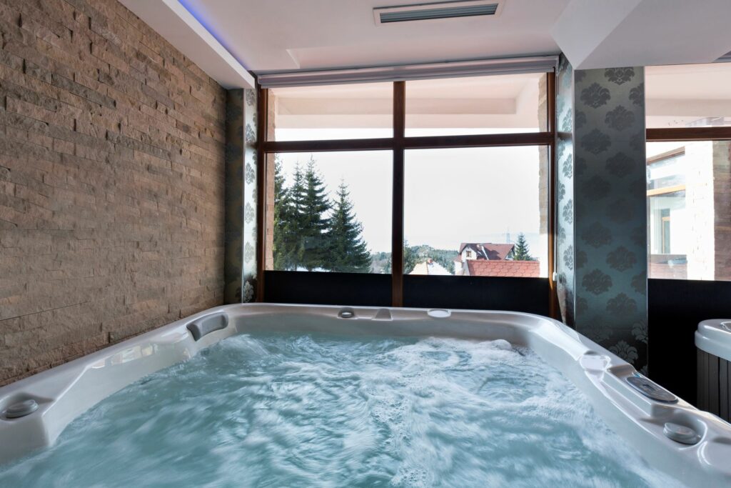 Photo of a spa pool in a spa room