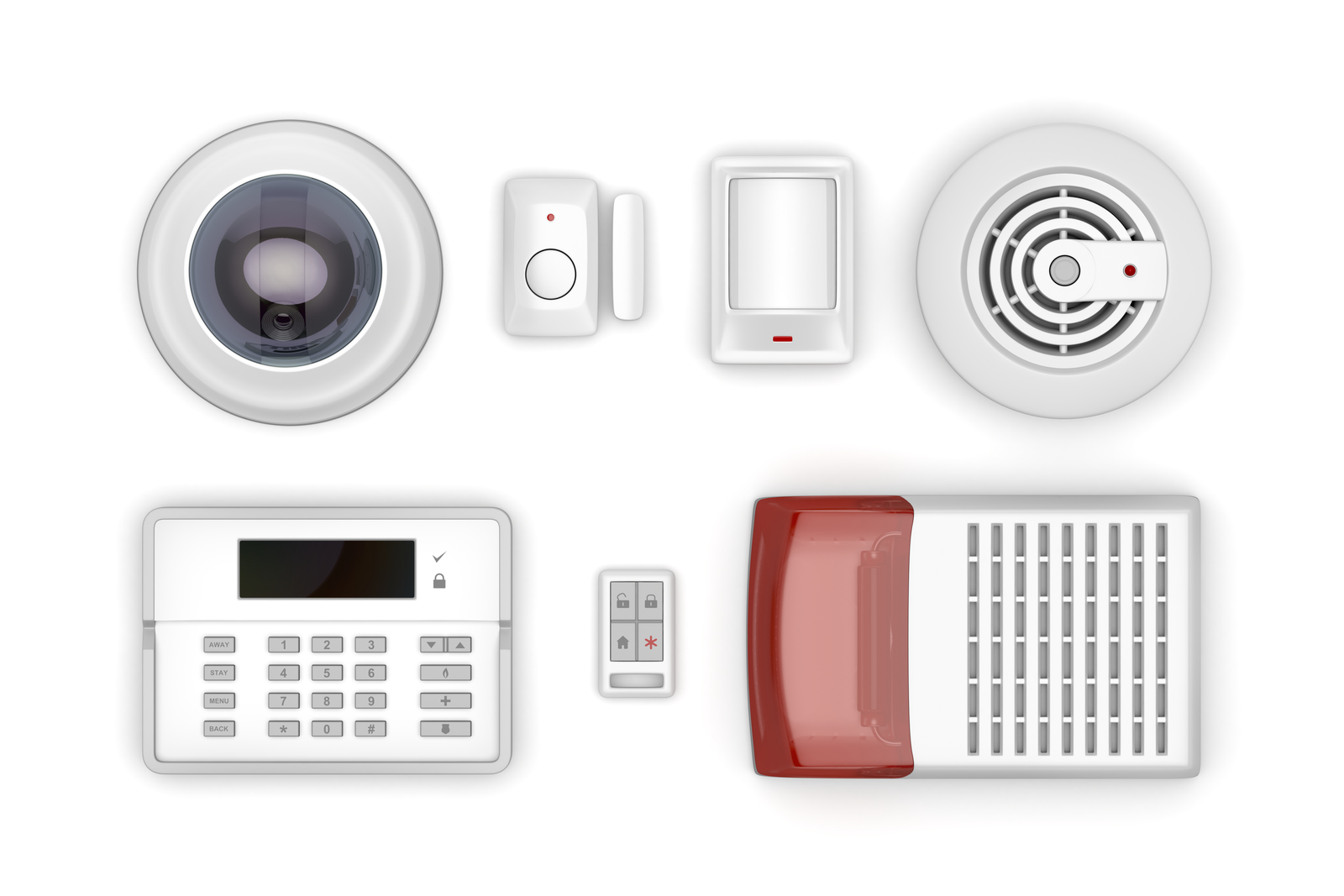 Home security electronic devices