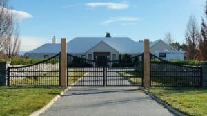 driveway gate in Christchurch