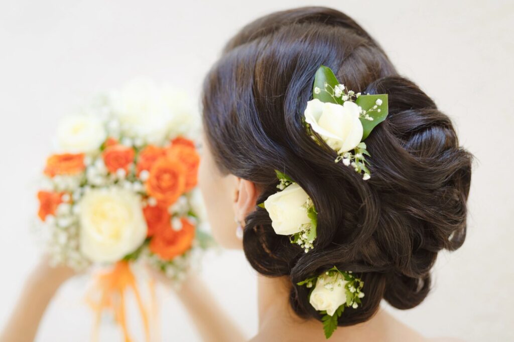 beautiful bridal hair style