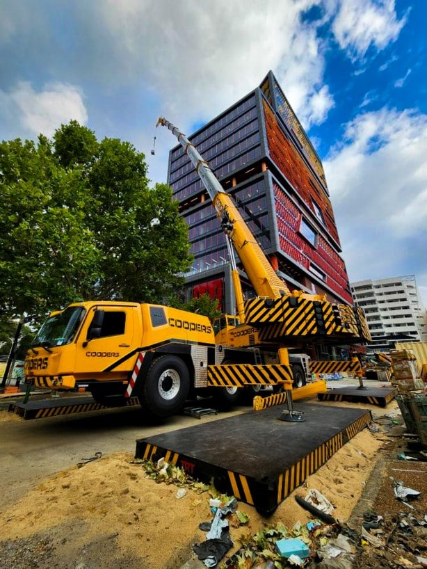 crane outrigger pads